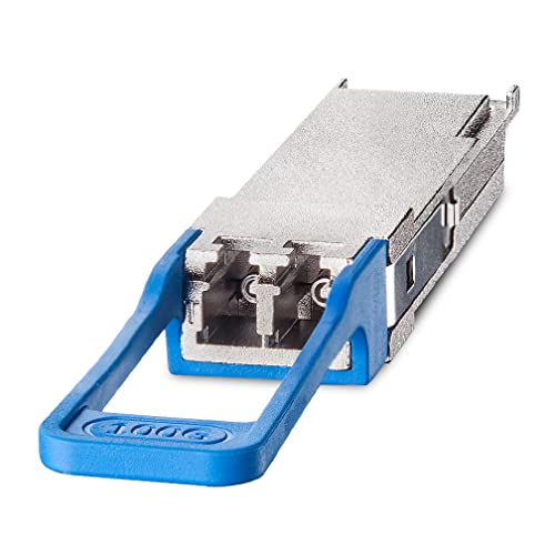Image of 10Gtek QSFP28 100GBASE-LR4 100 Gigabit Duplex LC SingleMode Optical Transceiver Module for Cisco QSFP-100G-LR4-S, 1310nm, SMF, DDM, 10km