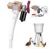PKNYBZH Timed Automatic Chicken Feeder and Duck Feeder, Timed Poultry Feederer Great for Chickens, Ducks, Geese, Pigeons, Fish, Dogs, Fish, Cats