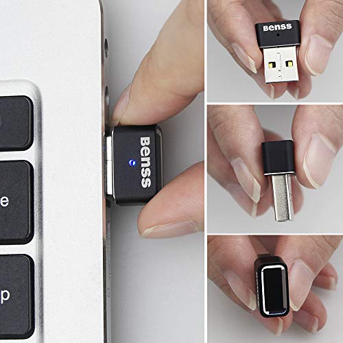 USB Fingerprint Reader Windows 10 Hello for PC Windows Hello Fingerprint Scanner Fingerprint Sensor Multi Finger & 360 Degree Touch Speedy Matching Biometric PC Laptop - Thumbnail 2