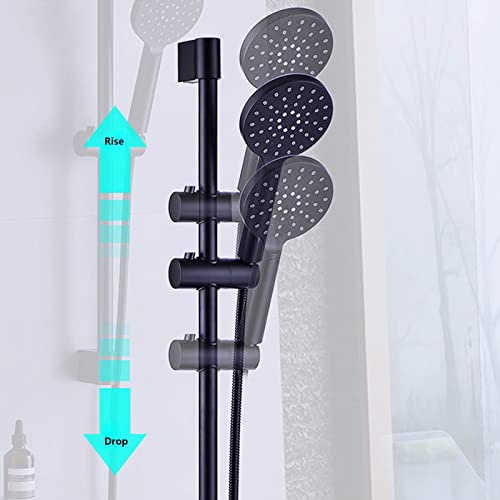 Ensemble de robinet de douche complet avec mitigeur mural en cuivre - 3