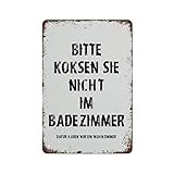 Idea regalo perfetta: questa targa in latta vintage è una decorazione da parete perfetta per soggiorno, camera da letto, cucina, ufficio, hotel, ristorante, bar, ecc. Che sia per te o per una persona cara, questa targa aggiunge un tocco unico e giocoso a qualsiasi spazio.
