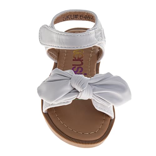 Josmo Girl's Toddler Open Toe Cute Bow Buckle Strap Summer Dress Fashion Sandals2