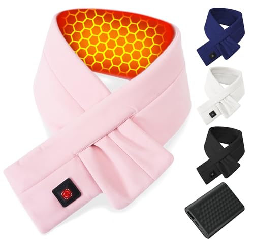 Women Heated Scarf Rechargeable Electric Neck Warm Girlfriend Gf Wife Wifey Bonus Busy Boyfriend Husband Anniversary Romantic Christmas Xmas Valentines Sweetest Day I Love You More Top Useful Gifts