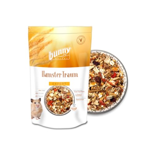 HamsterTraum Expert | Körnerfutter für Hamster | 2 x 500 g | Ohne Pellets