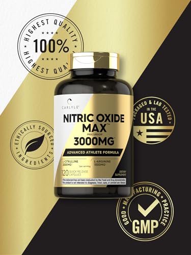 Carlyle CL15811 Nitric Oxide Supplement 3000Mg thumb #5
