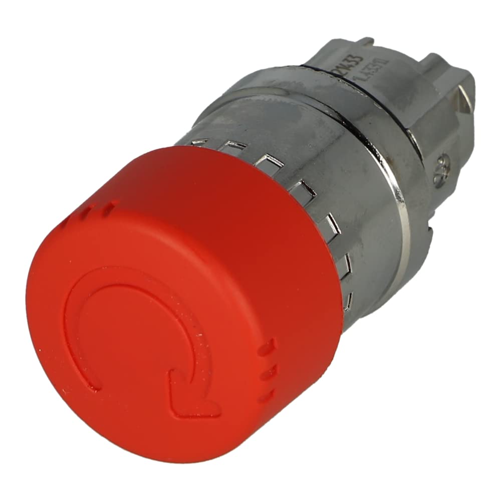 Bouton poussoir ZB4BS834 commande champignon 30mm de diamètre