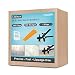 Tile Leveling System DIY Tiles Leveler Spacers 1/8 inch 300pcs Leveling Spacer Clips Plus 100pcs Reusable Wedges