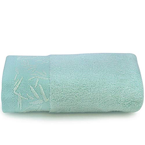 Image of Spread Spain Bamboo Hand Towel, Ultra Soft, Absorbent & Quick Dry, 360 GSM, Towel for Daily use, Gym, Pool, Travel, Sports and Yoga, 40cms x 60cms, Pack of 1 (Mint)