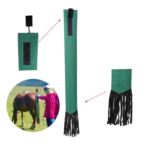 Accesorios para caballos ecuestres y protectores de cola con flecos anti-roce 4