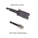 Headset Adapter U10, 26716-01 to Connect Cisco Phones' RJ9 Modular Jack for Plantronics H Series Quick Disconnect Headsets