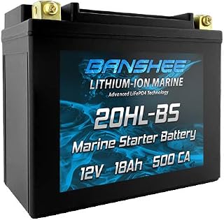 Banshee Starter Battery for All 25HP or Less Tohatsu Outboard Motors