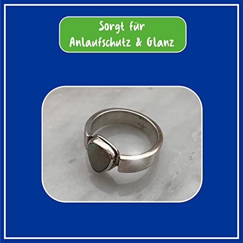 POLIBOY Silber Intensiv Pflege - Sanftes Poliermittel für Silberschmuck - 1x 200ml - Made in Germany