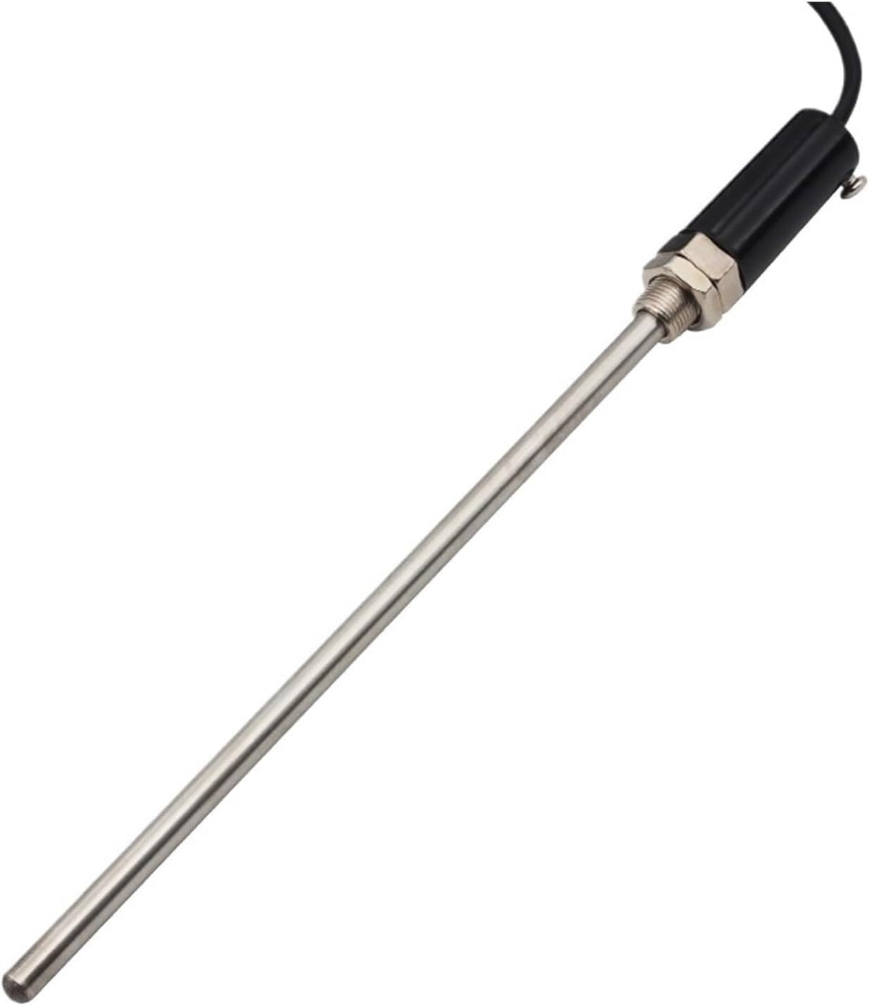 Czujnik temperatury, 200 mm Czujnik sondy Termopara Typ KJ PT100 Czujnik temperatury 0-400℃ 1 metr -5 metrów Kabel do regulatora temperatury(Pt100 Type 5meter)