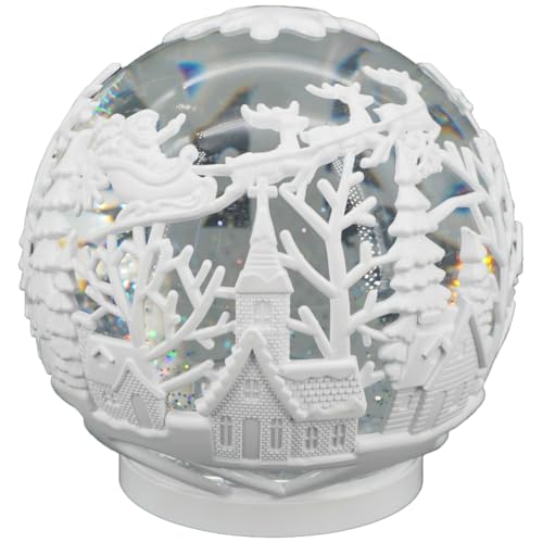 ABC Home | Schneekugel | LEDs | batteriebetrieben | 16 cm Ø