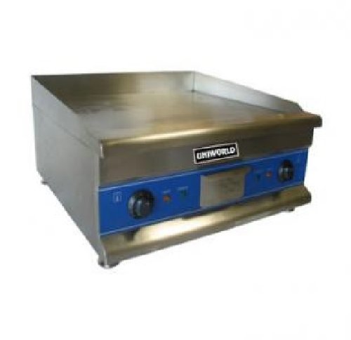 New Uniworld 24-inch Electric Griddle Commercial Iron Flat Top Thermostat 24''