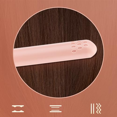 Mini plancha de pelo portátil USB Dioche rosa miniatura 4