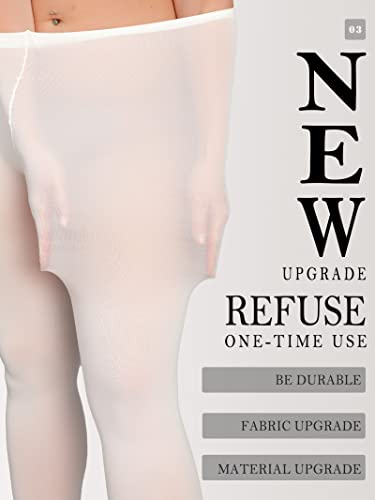 Image of Semi Opaque Thigh High Stockings for Women Silicone Lace Top Nylon Tights of DORALLURE