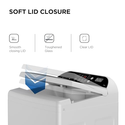 Image of BLACK+DECKER 7.5 Kg 5 Star Fully-Automatic Top Loading Washing Machine(2023 Model, Bxwd01175In, White, In-Built Heater, Bldc Motor Drive)