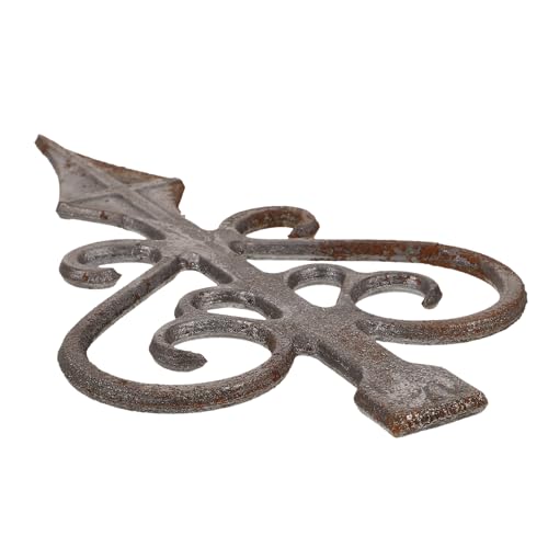 BCOATH Pinnacolo per Recinzione Esterna in Ghisa Puntale per Pali di Recinzione da Giardino Decorativo Accessorio per Recinzioni da Cortile e Fattoria Resistente e Facile da
