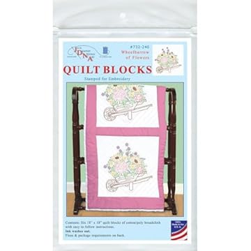 tildas embroidery flower quilt