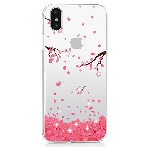 Yimer Cárcasa Compatible para iPhone XS MAX Funda Silicona Transparente Protectora con Dibujos Navidad Caso Suave TPU Clear Case para Movil iPhone X XS XR Cover Cubierta Trasero Tapa (iPhone XR, 4)