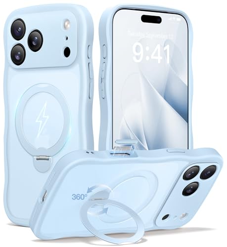 Étui iPhone 17 Pro Max avec support magnétique 360° et protection caméra
