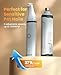 oneisall Dog Nail Grinder and Paw Trimmer Kit 2 in 1 Quiet Rechargeable Electric Pet Nail Grinder with 2 LED Lights and Cordless Dog Grooming Safe Clippers