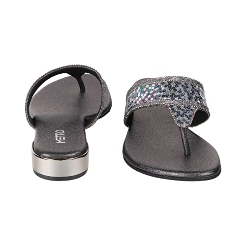 Metro Women Flat Ethnic Slip-on