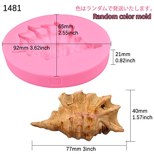 Funshowcase Murex Sea Shell Candy Silicone Mold 9.3X6.5X2Cm #TOP2