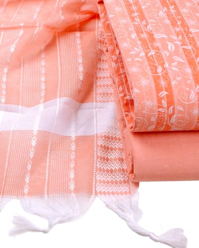 Image of Sun Fashion And Lifestyle Pure Cotton Unstitched Frabic Set - Salwar Suit With Stylish Dupatta (TBD241)