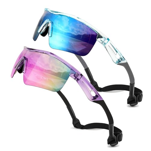 Image of FEISEDY Kids Polarized Sports Sunglasses, TR90 UV400 Baseball Cycling