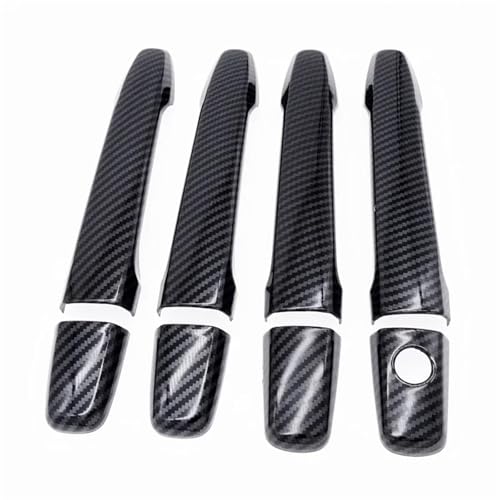 Poignées extérieures en fibre de carbone pour Mitsubishi Lancer EX 08-17