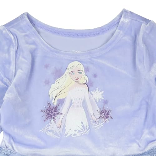 Disney Frozen Toddler Girls' Elsa The Snow Queen Velvet Tiered Tulle Tutu Dress (4T)2