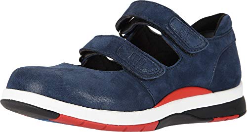 Drew Woman 14798 Blue/Microdot/Leather Leather 6 Wide (D) US