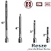 Resze 4 Pcs 1/4