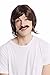 WIG ME UP- 91105-ZA4 Peluca y Bigote Hombre Carnval Halloween Largo años...