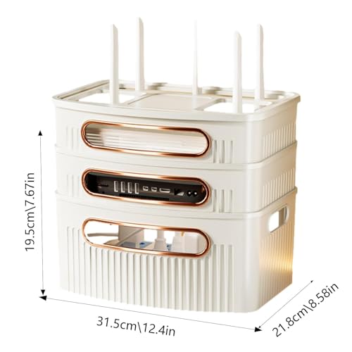 Boîte de rangement Wi-Fi décorative pour libérer l'espace nuit