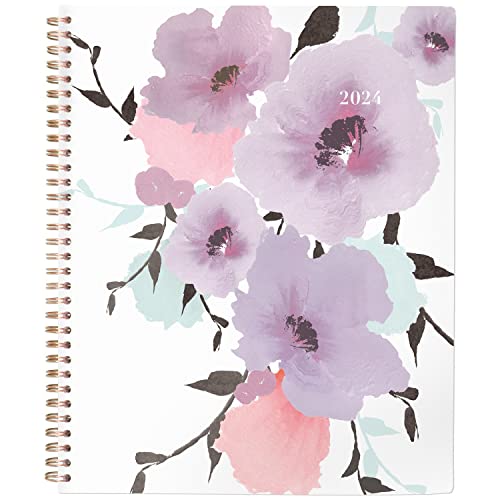 Agenda hebdomadaire 2024 Cambridge Mina grand format 21,6x28 cm