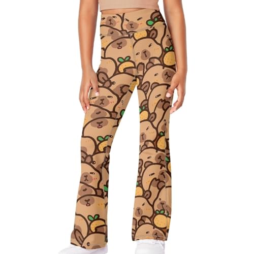 Ystardream Stylish Girls Flare Leggings with Pockets for Teen Girls Bootcut Dance Casual Pant3