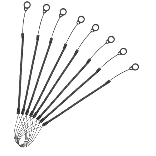 ERINGOGO 8pcs Stylus Pen Lanyards Spring Rope for Stylus Retractable Cord Secure Strap Lanyard