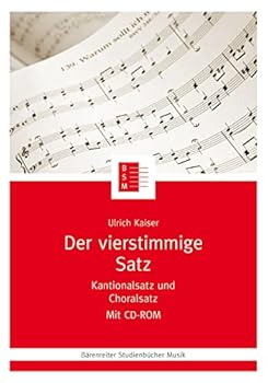 Paperback Der vierstimmige Satz - Kantionalsatz and Choralsatz (Book & CD) [German] Book