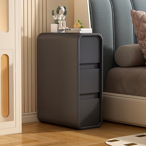 Table de chevet étroite pour optimiser l'espace d'une chambre moderne