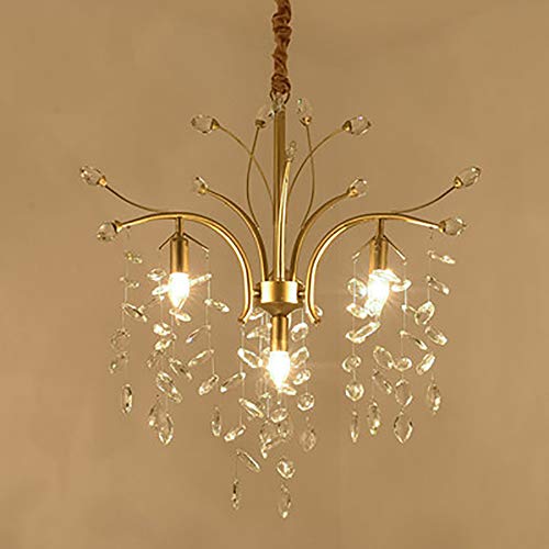 Lustre cristal fleur E14 pour illuminer une chambre sombre