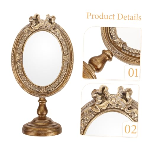 Miroir compact pour coiffeuse résolvant le manque d'espace et de stabilité - 4