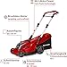 Einhell Akku-Rasenmäher RASARRO 36/42 Kit Power X-Change (36V, 42 cm Schnittbreite, bis 725 m², Brushless, 50L Fangkorb, Mulchfunktion, inkl. 2X 5,2Ah + 1x Twincharger)