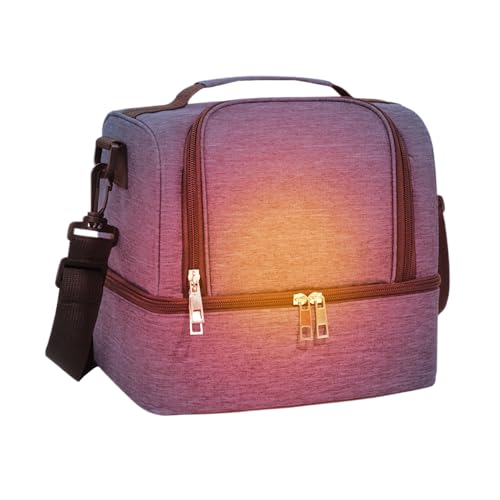 Bolsa Aislada | Bolsa Térmica para Trabajo Y Viaje | Mochila Tote Portátil Impermeable para Bebidas Fiesta Escuela Exterior Camping Trabajo Playa