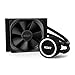 NZXT Kraken 120 - RL-KR120-B1 - AIO RGB CPU Liquid Cooler - Quiet and Effective - Quiet Operation - Ring RGB LED - AER P 120mm Radiator Fan (Included), Black