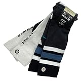 Stance Mid Poly Snow Over the Calf Ski Socken Black 2 Paar (DE/NL/SE/PL, Alphanumerisch, L, Regular, Regular)