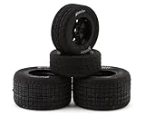 Hoosier 1/18 Midget Soft Tires & Black Wheels (4)