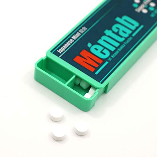 北見ハッカ通商 ミントタブレット メンタブ (E) 北見 Mentab 9g 70粒入り ×12個 セット 北海道産ハッカ配合 タブレット ミント お菓子 食品 口臭予防